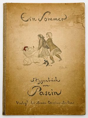 A Summer - Sketchbook by Jules Pascin - 1920. Ein Sommer: Skizzenbuch von Pascin. 
Verlagt bei 