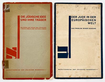 Two Rare Publications about Jews in Germany - Covers in the International Style Design - Berlin 