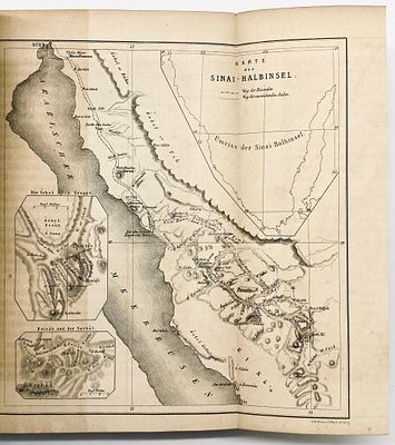 Through Goshen to Sinai: From the Travel Book and Library of Georg Ebers - Leipzig 1872. Durch 