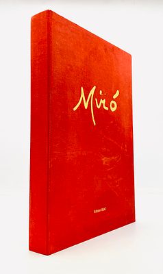 מירו - קופסת רפרודוקציות גדולה ומפוארת . Mirò a cura di Carmine Benincasa 
Edizioni Seat, 1987. 
