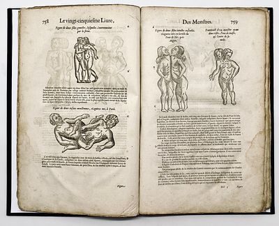 Very Rare: Monsters and Wonders - Ambrose Par&eacute; - Book No. 25. Le Vingt Cinquiesme Livre 