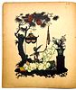 Rare: The Nightingale - Andersen's Fairy Tale in Hebrew - Omanut Publishing 1922. The Image - 4