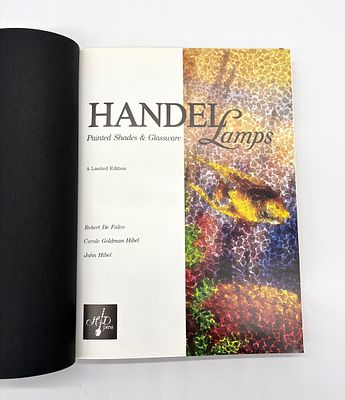 מנורות הנדל - אהילים צבועים וכלי זכוכית. Handel Lamps: Painted Shades &amp; Glassware. 
H &amp; 