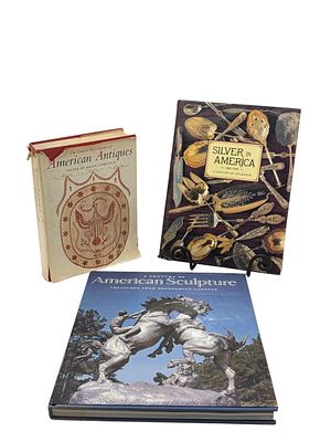 שלושה ספרים על אמריקנה ואמנות אמריקאית. 1. The Concise Encyclopedia of American Antiques. edited 