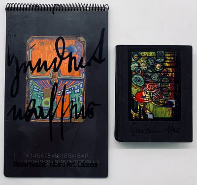 Hundertwasser - Catalog and Calendar - The 1970s. 1. Catalog from an exhibition at the Tel Aviv 