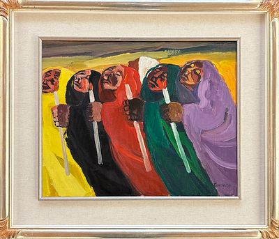 Saverio Terruso Monreale (PA) 1939 - 2003 Milano Processione - Saverio Terruso Monreale (PA) 1939 