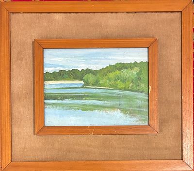 Santino Vailetti Lodi 1927-1969 Il fiume Adda - Santino Vailetti Lodi 1927-1969 Il fiume Adda Olio 