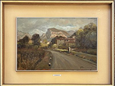 Arturo Bonanomi Calolziocorte (LC) 1920 - Lecco 2010 La corna rossa - Arturo Bonanomi 