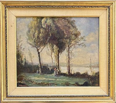 Telesforo Franchino Torino 1892 - 1964 Paesaggio - Telesforo Franchino Torino 1892 - 1964 