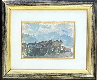 Cosimo Privato Venezia 1899 - 1971 Paesaggio - Cosimo Privato Venezia 1899 - 1971 Paesaggio Olio 