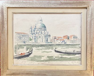 A. Rossi Italia del nord XX secolo Venezia - A. Rossi Italia del nord XX secolo Venezia Acquerello 