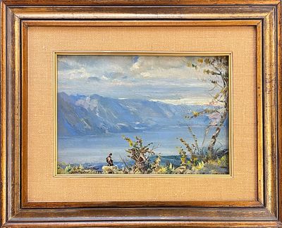 Giovanni Maria Mossa Tempio Pausania (OT) 1896 - Pianico (BG) 1973 Lago maggiore, montegrino - Giov 