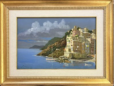 Lucio Sollazzi Pavia 1925 - 2020 Rio maggiore - Lucio Sollazzi Pavia 1925 - 2020 Rio maggiore Olio 