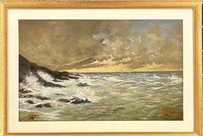 Siglato AF Italia del nord XIX/XX secolo Marina - Siglato AF Italia del nord XIX/XX secolo Marina 