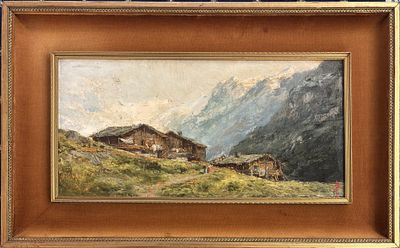 Giacinto Bo Montanaro canavese (to) 1832 – 1912 Torino Baite alpine - Giacinto Bo Montanaro 