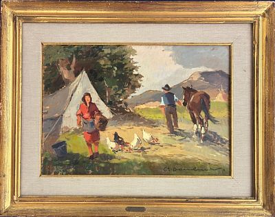 Carlo Domenici Livorno 1897 - 1981 Portoferraio (LI) In maremma - Carlo Domenici Livorno 1897 - 