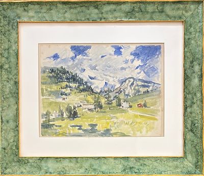 Domenico de Bernardi Besozzo (VA) 1892 – 1963 Paesaggio - Domenico de Bernardi Besozzo (VA) 1892 – 