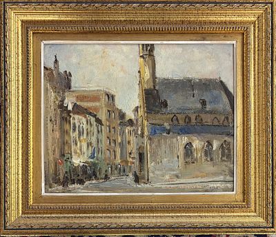 Pier Antonio Gariazzo Torino 1897 - 1964 Chiesa di saint Severine, Paris - Pier Antonio Gariazzo 