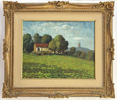 Ferruccio Piovano Cambiano (TO) 1890 – 1980 La torre di San Salvatore Monferrato - Ferruccio 