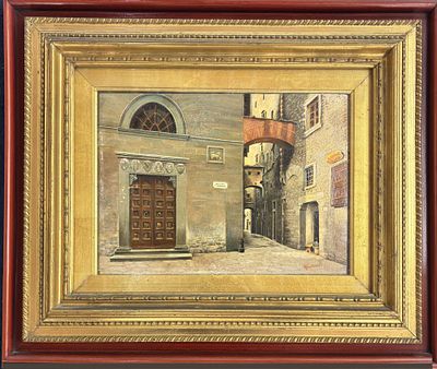 Alessandro Barbieri Milano 1850 – 1931 Angolo di Firenze - Alessandro Barbieri Milano 1850 – 1931 