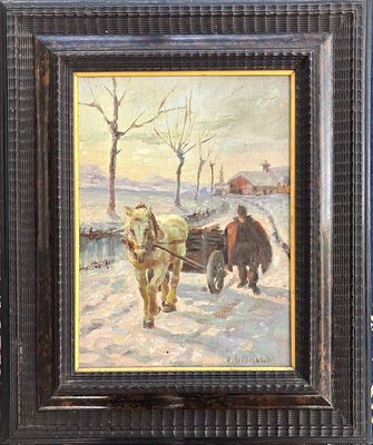 Alfredo di Romagna Rimini 1913 – 1979 Ravenna Il ritorno del boscaiolo - Alfredo di Romagna Rimini 