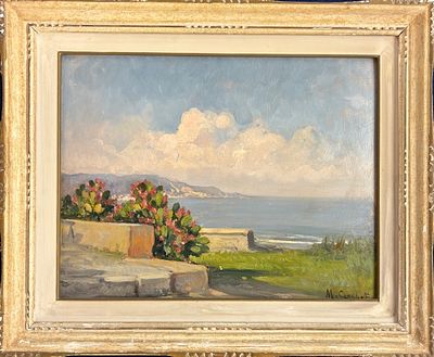 Mario Gachet Torino 1879 - 1981 Castiglione Torinese (TO) Marina ligure - Mario Gachet Torino 1879 