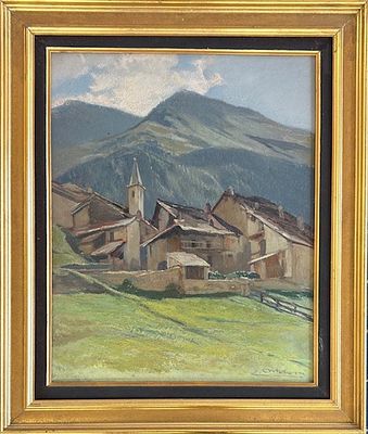 Enrico Ortolani Roma 1883 – 1972 Entreves, courmayeur - Enrico Ortolani Roma 1883 – 1972 Entreves 