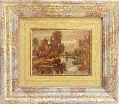 Domenico de Bernardi, Besozzo (VA) 1892 - 1963, Paesaggio - 