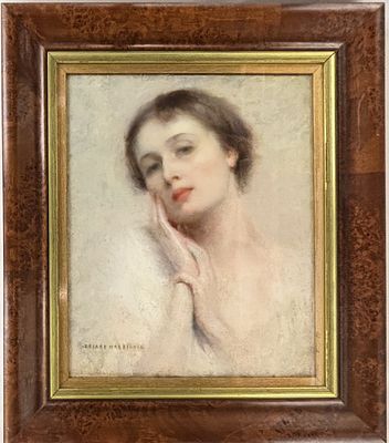 Cesare Maggi, Roma 1881 - 1961 Torino, Ritratto della moglie