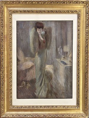 Camillo Innocenti, Roma 1871 - 1961, Alla Toilette - Camillo 