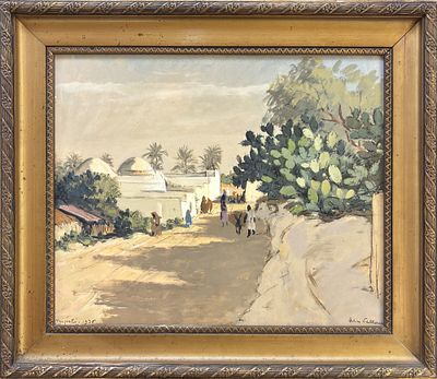 FELICE VELLAN TORINO 1889 - 1976 Tripoli, Villaggio beduino - FELICE VELLAN TORINO 1889 - 1976 