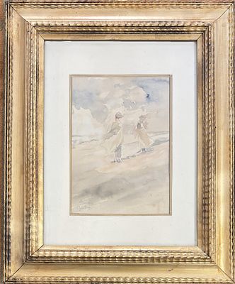 POMPEO MARIANI MONZA 1857 - BORDIGHERA (IM) 1927 Bagnanti - POMPEO MARIANI MONZA 1857 - BORDIGHERA 