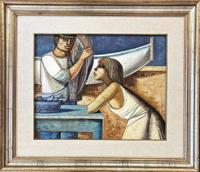 LUCIO RANUCCI PERLEDO (LC) 1925 - SAINT PAUL DE VENCE 2017 Giovane coppia - LUCIO RANUCCI PERLEDO 