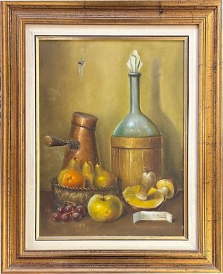 ANTONIO NUNZIANTE NAPOLI 1956 Natura morta - ANTONIO NUNZIANTE NAPOLI 1956 Natura morta Olio su 