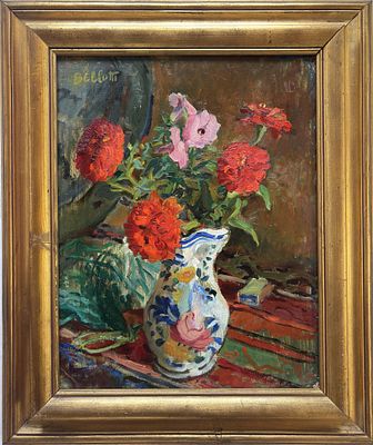 DINA BELLOTTI ALESSANDRIA 1912 - ROMA 2003 Vaso di fiori - DINA BELLOTTI ALESSANDRIA 1912 - ROMA 