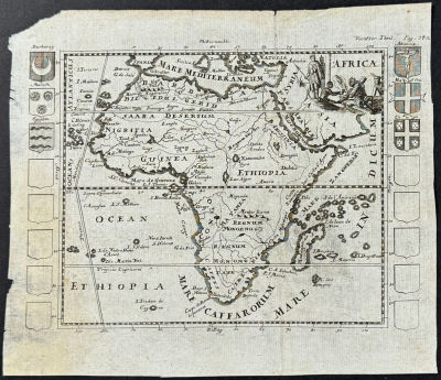 De la Croix - Map of Africa. This map engraving is from Antoine Ph&eacute;rot&eacute;e de La Croix's Nouvelle 