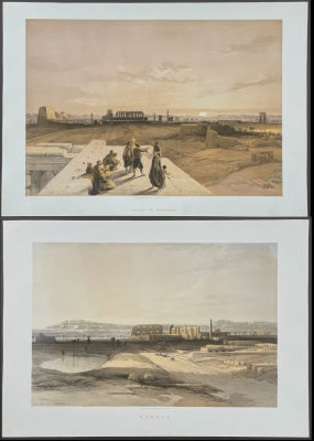 David Roberts - Pair of Views of Karnac. Included in this lot: Ruins of Karnack Karnac 