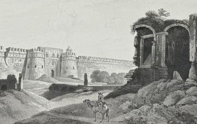 Daniell, India - Western Entrance of Shere Shah's Ford Delhi. 13. This historic view of India is 
