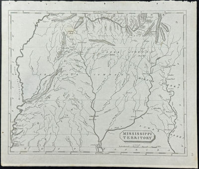 Arrowsmith & Lewis - Map of Mississippi Territory. This engraved map is from Aaron Arrowsmith 