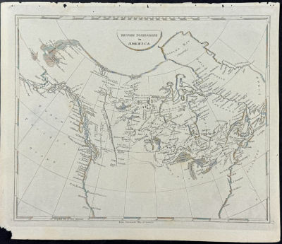 Arrowsmith & Lewis - Map of the British Possessions in America. This engraved map is from Aaron 