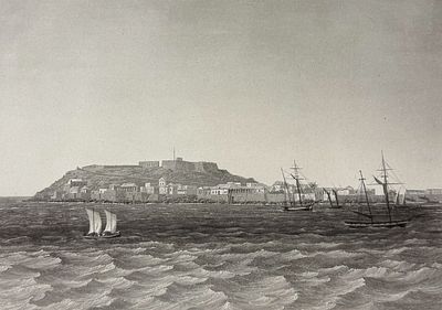 Laplace - Goree Island [Ile-de-Goree]. 1. This historic engraving is from Cyrille Pierre 