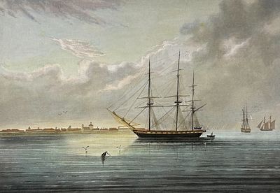 Laplace - The Favorite at Anchor in Manilla, Philippines [La Favorite au mouillage de Manille]. 29. 