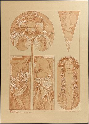 Lot 78 - Mucha, Folio - Illustrations of Nude Women. 11 | Trillium Rare