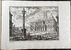Piranesi - View of the Basilica of Saint Maria Maggiore. This extraordinary large folio etching Image - 1