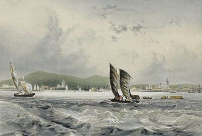 Vaillant - Manila, Philippines (Vue de Manille). 48. This fine folio lithograph is from August 