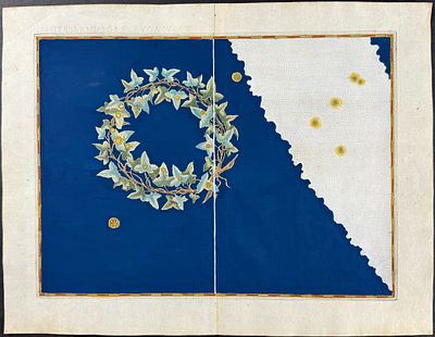 Bayer - Constellation Chart: Corona Australis, Wreath. Perhaps the most influential book in 