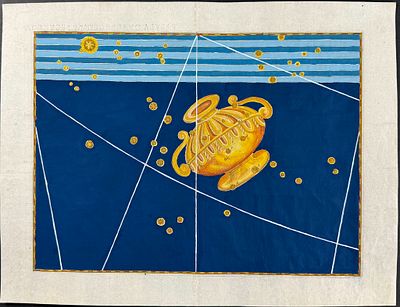 Bayer - Constellation Chart: Crater, an Amphorae. Perhaps the most influential book in celestial 