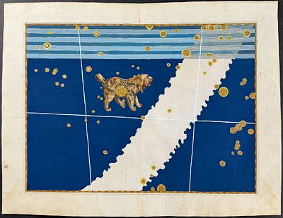 Bayer - Constellation Chart: Canis Minor, the Small Dog, Procyon. Perhaps the most influential 