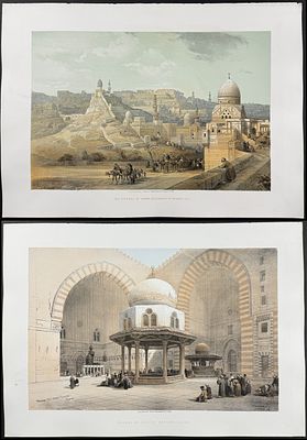 David Roberts - 5 Folio Lithographs of Cairo. Included in this lot: The Citadel of Cairo 
