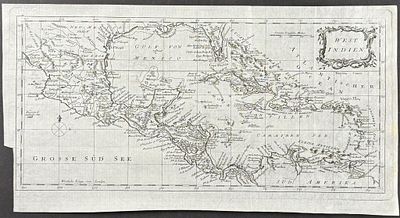Marianus after Kitchin - Map of the West Indies. This antique map is from Joseph Marianus and 